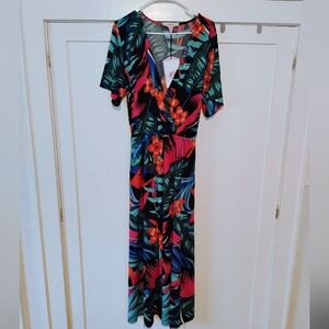 Floral V-Neck Maxi Dress - By Design